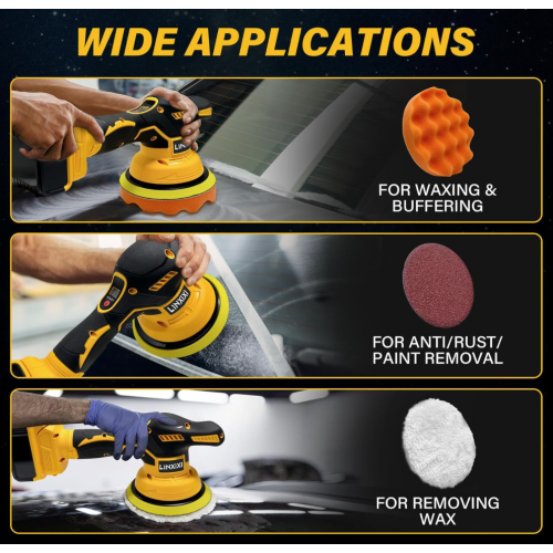 Cordless Car Polisher for De-Walt Battery 1