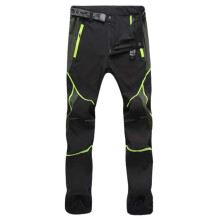 UTTOASFAY Men's Waterproof Hiking Pants Green XL