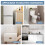 Refrigerator Lock,  Fridge Lock with Key for Adults, Lock for a Fridge, Cabinet Door(White 2Pack) 6