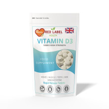 Vitamin D3 1000IU 90 Tablets High Strength Teeth Health Immune Support