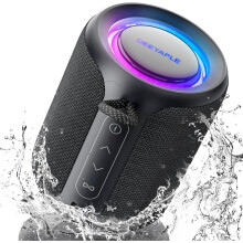 Bluetooth Speaker IP67 Waterproof 15W Stereo Black