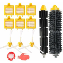 Matériaux de haute qualité pour iRobot Roomba Série 700, pièces de rechange : brosse en caoutchouc lavable et brosse latérale pour un nettoyage