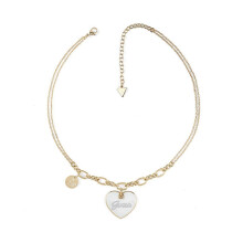 Ladies' Pendant Guess JUBN05148JWYGWHT-U 22 cm Golden