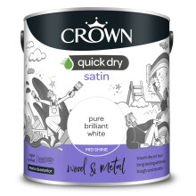 Crown 2.5L - Quick Dry Satin Pure Brilliant White