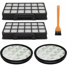 Filtre de rechange pour aspirateur sans sac, filtre d'échappement moteur à 2 étages compatible avec les aspirateurs industriels eau et poussière,