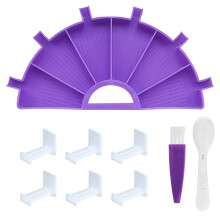 Masterpiece Maker, kit di strumenti artistici per la pittura a diamante 5D, contenitori per la selezione di colori multipli con fermi di sicurezza,