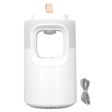 Flygande insektsfälla Tyst inomhusmyggfångare med UV LED-ljus Insektsfälla Limbräda Refills Tyst Plug-in myggdödare för hemmakontor Kök