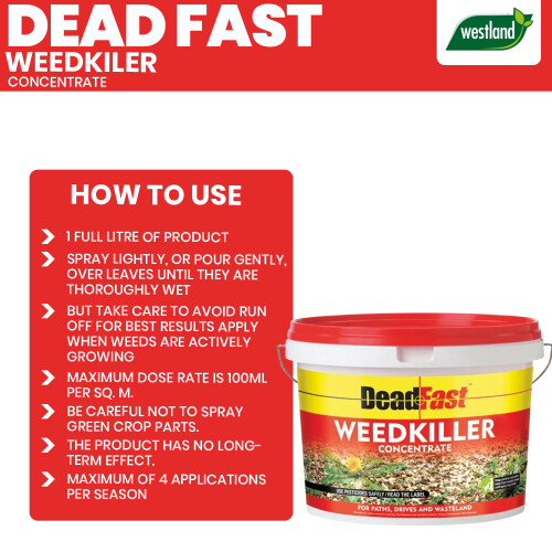 Deadfast Weed killer and  Control 12x100ml Tub 2
