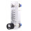 6X 4T 0.1-1L/MIN Acrylic Variable Area Flow Meter Adjustable Panel Mount Gas Rotameter Air Flow Rate Controller 2