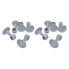 Décoration et organisation pour aquarium, supports de chauffage à ventouses en caoutchouc (lot de 10) pour aquarium. Fixation sécurisée des