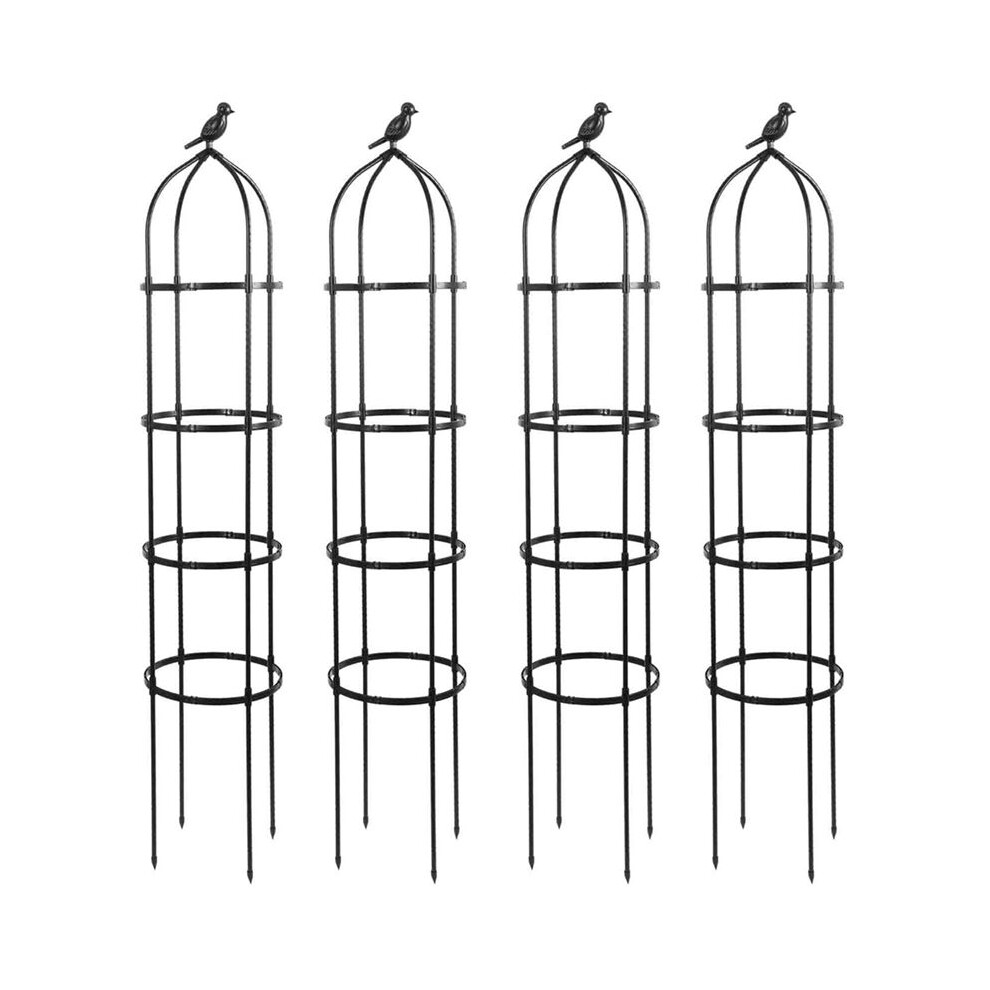 Climbing Plant Obelisk Trellis, Garden Trellis, Climbing Vine Plant Stand, Flower Stand, Plant Tower,4Pcs(A) 6031256765966