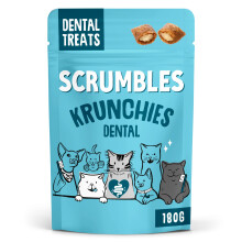 Scrumbles Krunchies Cat Dental Pillow Treats 180g