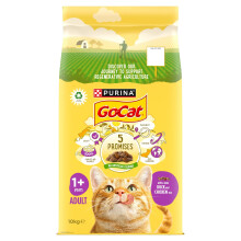 GO-CAT Adult Dry Cat Food Chicken and Duck 10kg Pack