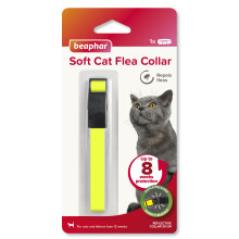 Beaphar – Soft Flea Collar for Cats – Repels Fleas For up to 8 Weeks – Adjustabl