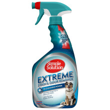 Simple Solution Extreme Pet Stain and Odour Remover, Enzymatic Cleaner with 3X P