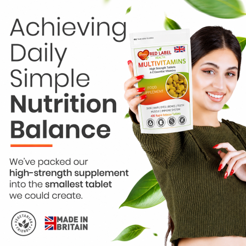 Daily Multi Vitamins - 90 Tablets High Strength A-Z Essential Vitamins 2