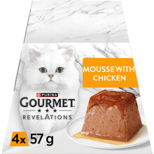 GOURMET Revelations Mousse Chicken Wet Cat Food 4x57g (Pack of 6)