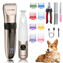 BarberBoss Dual Pet Hair Clippers, Trimmer for Body Grooming and Mini Precision