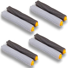 Escova de rolo de substituição para Roomba série 800/900, design de escova espiral, extratora de detritos, escovas de borracha resistentes ao