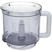 Compatible con el procesador de alimentos Braun K600FP3010, tazón de repuesto con cuchilla mezcladora de acero inoxidable, repuestos para procesador