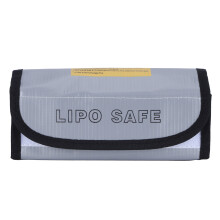 Säkra tillbehör för litiumpolymerbatterier, LiPo-batteriväska som erbjuder brandsäkert explosionssäkert skydd, bekväm hopfällbar design och