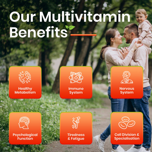 Daily Multi Vitamins 360 Tablets High Strength A-Z Essential Vitamins 1