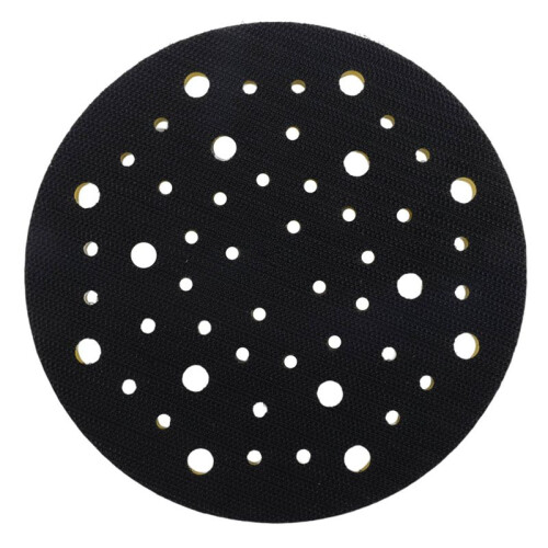 5 Pcs 150mm 5/16 Thread 52 Hole Medium Density Random Orbital Sander Hook & Loop Backing Pad Compatible with Mirka CEROS 1
