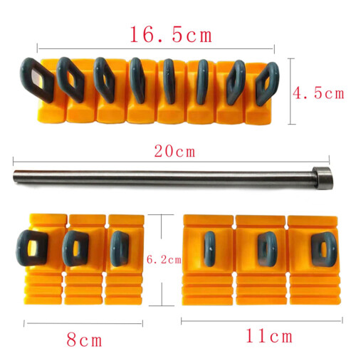 2X Car Paintless Dent Repair Tools Kit Tabs Glue Tabs Dent Puller Paintless Dent Removal Puller Tabs 1