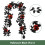 Black Rose Halloween Decoration Set 12 Pieces 1