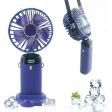 Tragbarer Handventilator, 5000 mAh (11 bis 20 Stunden Betriebsdauer), wiederaufladbarer Handventilator, einstellbare Drehrichtung