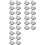 30Pcs WB03T10284 Oven Knobs Replacements,Stove Knobs for GE Surface Burner Control Assembly-Replaces AP4346312 PS2321076 1