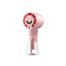 -Handventilator, Tragbar, zum Umhängen, Luftbefeuchter, Wassernebel-Handventilator, Kleiner Persönlicher Ventilator für Den Außenbereich C