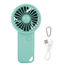 Leiser Handventilator, 3-stufig einstellbare Windgeschwindigkeiten, bürstenlose Technologie für geräuschlosen Betrieb, sicherer Handventilator mit