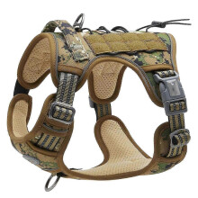 (M, forest camouflage) Dog Adjustable Training Vest Harness Comfortable Dog Vest Harness for Medium Dogs Multicolored Vest pink camouflage XL