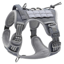 (L, Gray) Dog Adjustable Training Vest Harness Comfortable Dog Vest Harness for Medium Dogs Multicolored Vest pink camouflage XL
