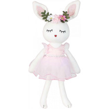 Doll Handmade Stuffed Animal Bunny Stuffed Animal Bunny Plush Animal Doll, Plush Toy Bunny Stuffed Animals for Girls Easter Stuffed Animal on Birthday