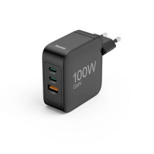 Hama Chargeur USB 100 W USB-C, USB-C femelle (Power Delivery) Quick Charge 3.0, Power Delivery 3.0, Quick Charge 2.0
