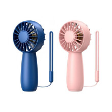 2Er-Pack Handventilator, Wiederaufladbarer -Ventilator, Tragbarer Handventilator, PersöNlicher Ventilator mit 3 Geschwindigkeitsstufen für