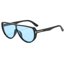 (Style 4)Lunettes de soleil créateur grand cadre avec verres PC UV400 pour plage et voyage