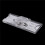 Safetypin Clear Hard Plastic Name Tag Clip Holder 18 Pcs 2