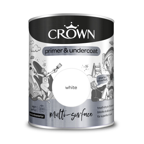 Crown Crown - Quick Dry Multi Surface Primer & Undercoat - 750ml