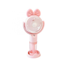 Nebelventilator, Handventilator, tragbarer-Rosa Fliege