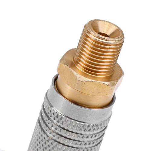 2X Metal Extended PCP Air Charging Quick Release Adapter Socket 1/8 BSP Tool Accessories 2