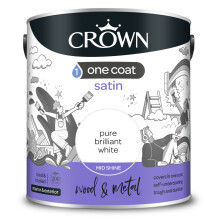 Crown 2.5L - Solo One Coat Satin Pure Brilliant White