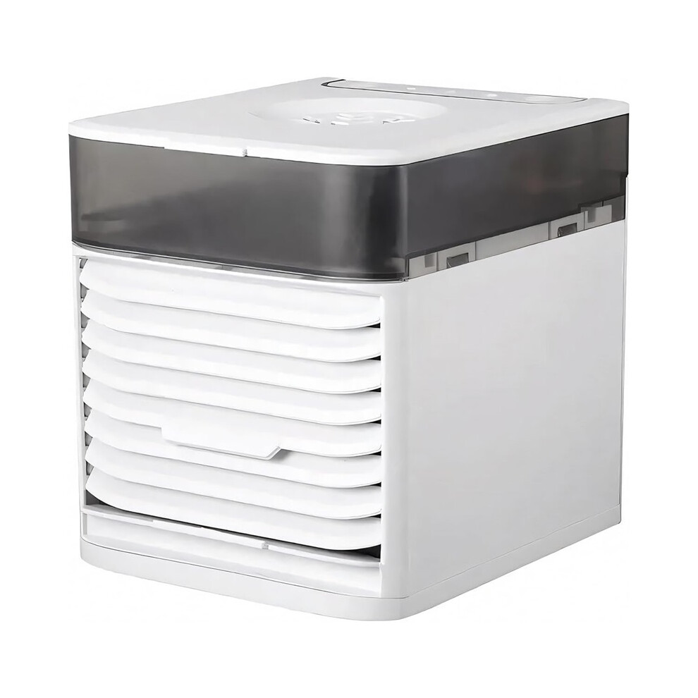 Usb Desk Fan With Mist Humidifier Night 3 Speed Cooling Fan Light/White 8586373541057