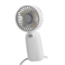 Mini batteriebetriebener Handventilator, leises-Grau