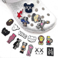 18Pcs/set KAWS Shoes Charms Decor for DIY Croc Clog Sandals Bracelet Wristband Accessories Party Favor,pyc