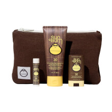 Sun Bum Road Tripper - Travel Sized Sun Care Pack with Sunscreen Lotion, Face Stick, and Lip Balm - SPF 30 Broad Spectrum UVA/UVB Protection