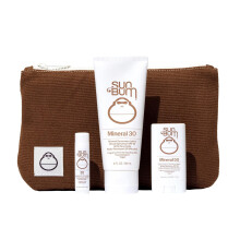 Sun Bum Mineral Road Tripper - Travel Sized Sun Care Pack with Sunscreen Lotion, Face Stick, and Lip Balm - Broad Spectrum UVA/UVB Protection