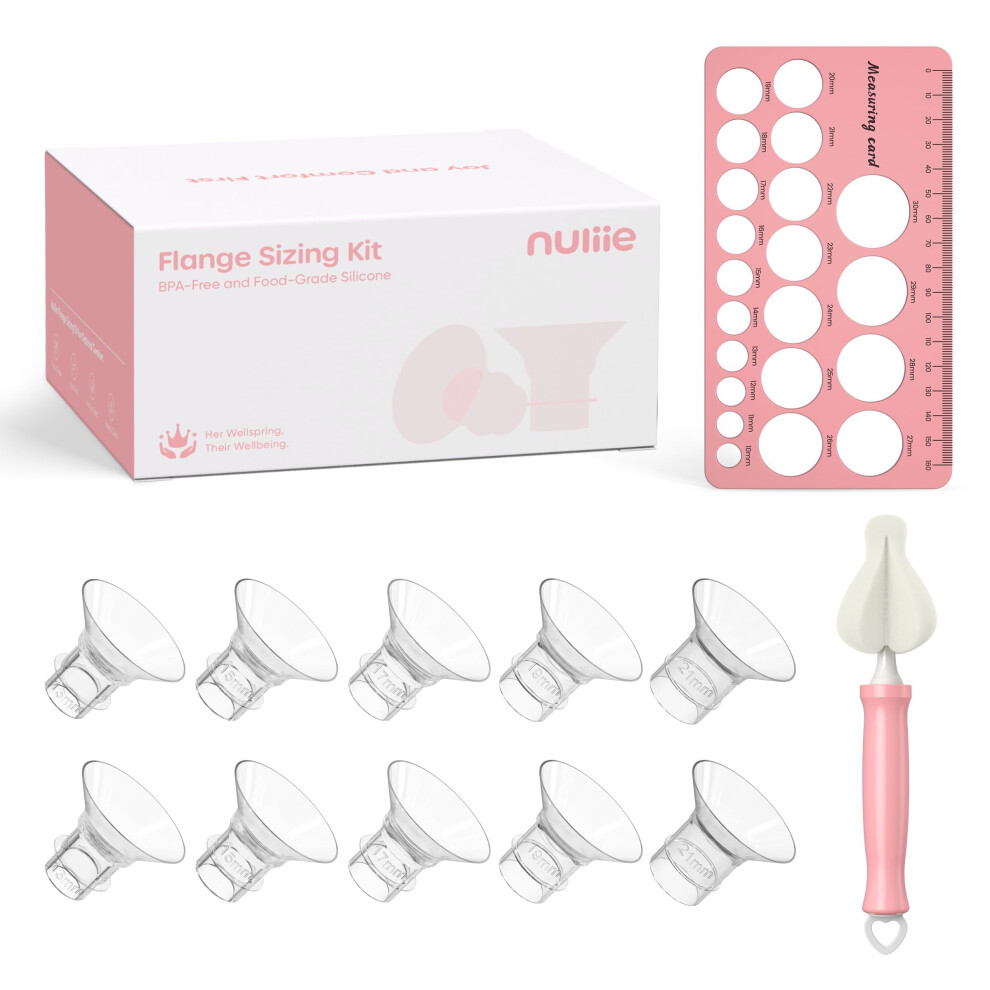 Nuliie 10Pcs Flange Inserts 13/15/17/19/21Mm For 24Mm Flange/Shield Of Most Pump